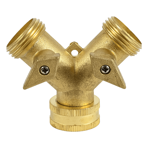 Brass 2-Way Shut-Off Valve With Swivel Nut